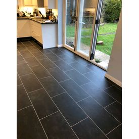 Moduleo Jet Stone with light grey feature strips 