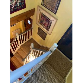 Sisal  carpet stairs