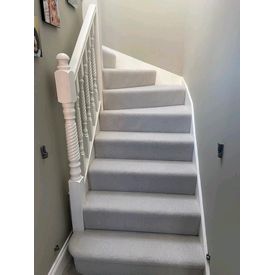 Grey Carpet Stairs