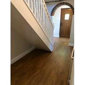 Amtico New England Oak effect lvt in hallway