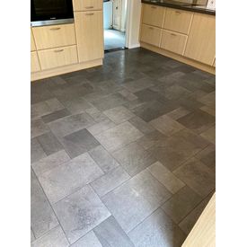 Amtico Form LVT in Cinder tile effect