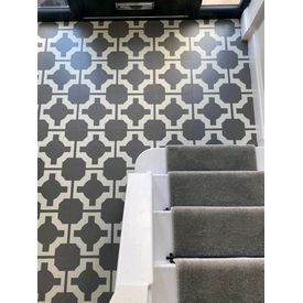 Hallway lvt and stair runner