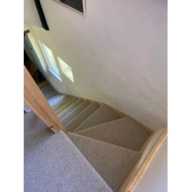 Kersaint Cobb Luna carpet on stairs