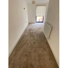 Plush, stain free carpet passageway