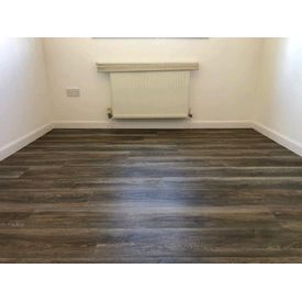 dark wood effect flooring lvt bedroom