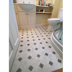 Amtico Signature mini key stone lvt bathroom