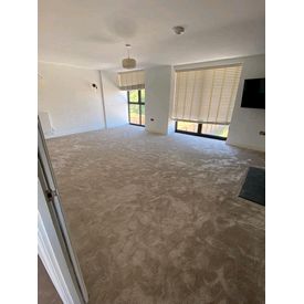 neutral carpet lounge