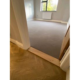 Amtico Form LVT and wool blend carpet