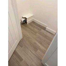 new build bathroom LVT fitted