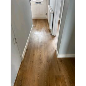 Bespoke engineered oak in Hall