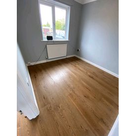 Wood flooring in Bedroom