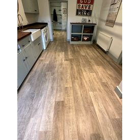 Amtico Spacia Granary Oak fitted in Utility Room and Boot Room