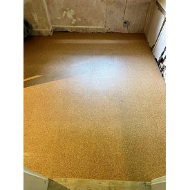 Cork Flooring laid in Bathroom