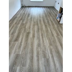 Our own LVT laid in a bedroom with new under floor heating