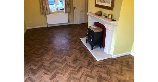 Amtico Oak Parquet Installation