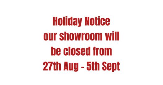 Holiday Notice