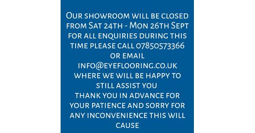 Planned Showroom Closure